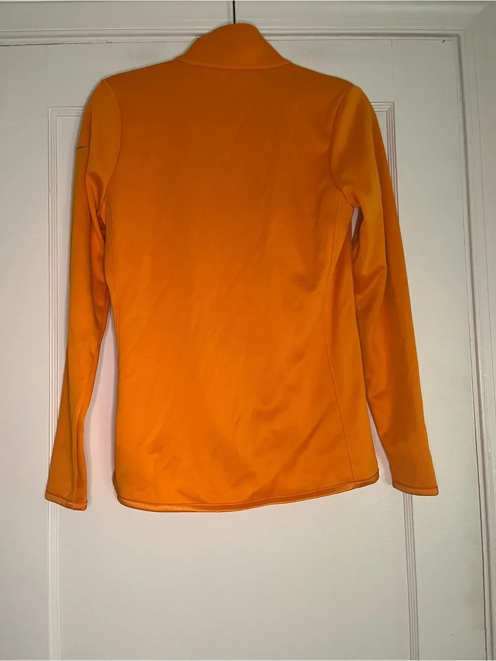 Nike Golf Orange Quarter-Zip Jacket Women's Small